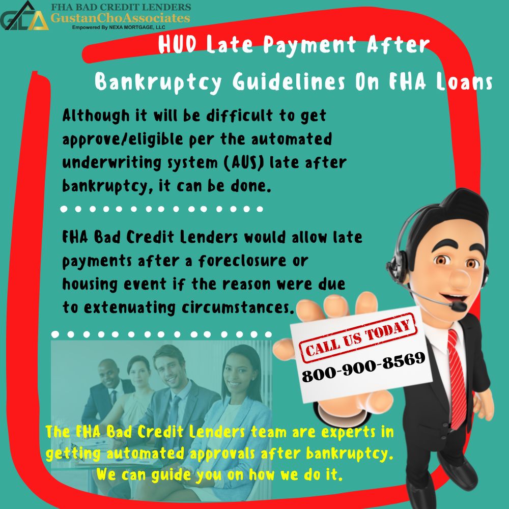 HUD Late Payment After Bankruptcy FHA