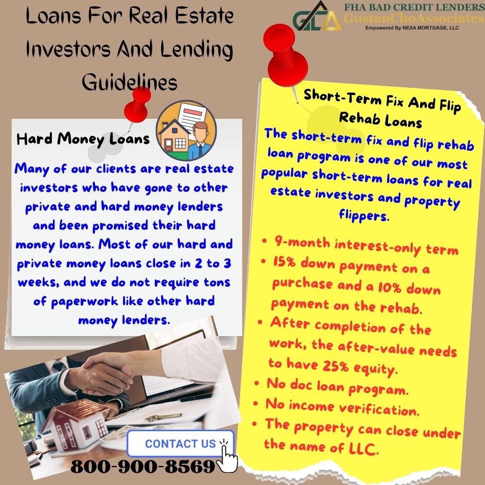 Loans For Real Estate Investors